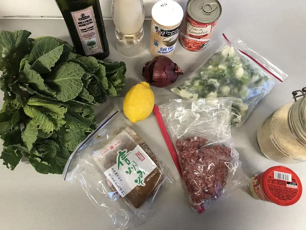 Savooiekool soep met balletjes ingrediënten
