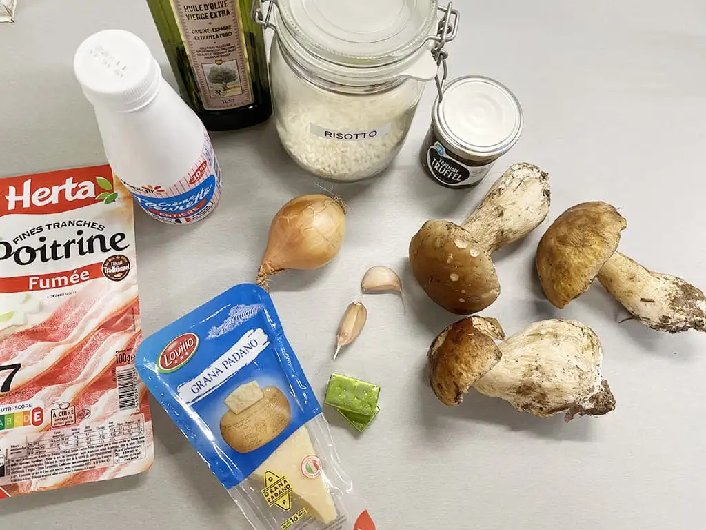Risotto porcini ingrediënten