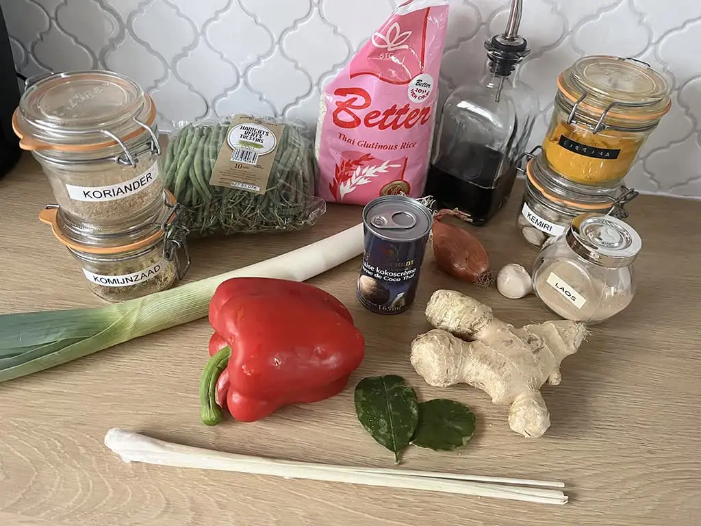 Vegetarische lemper ingrediënten