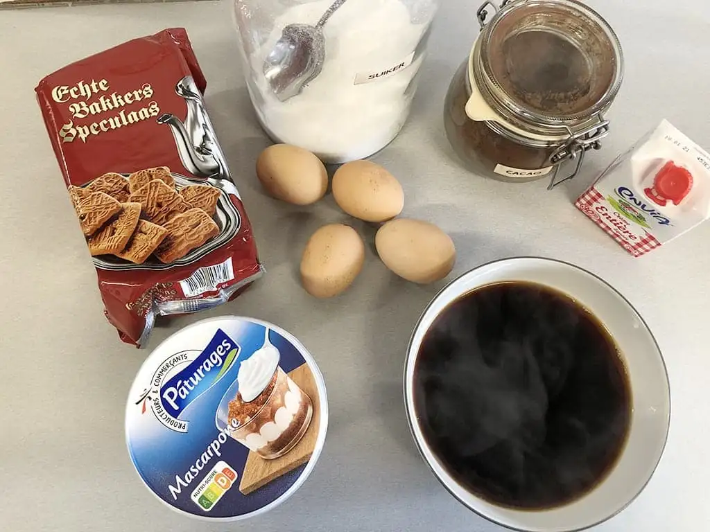 Speculaas tiramisu ingrediënten