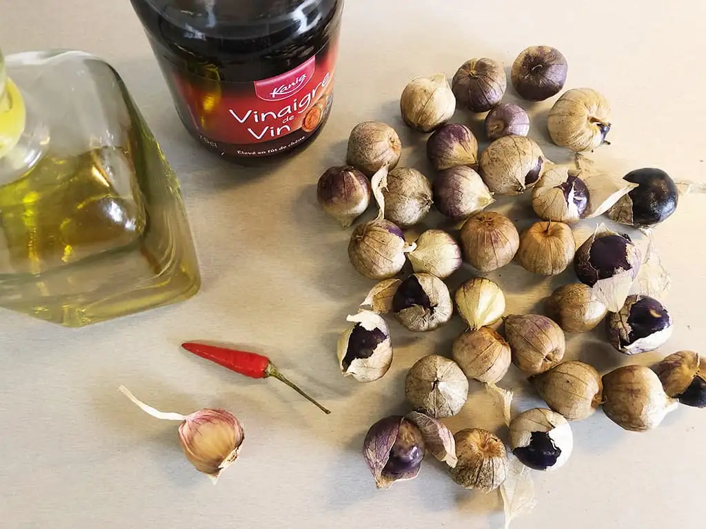 Tomatillo salsa ingrediënten