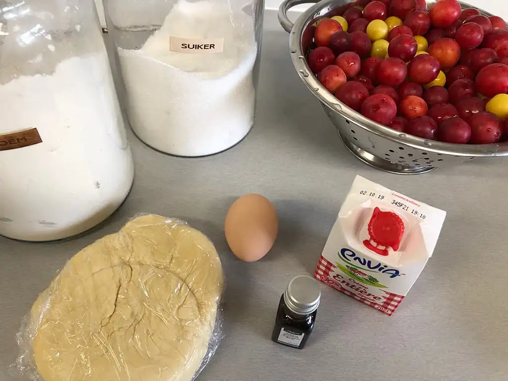 Mirabellentaart ingrediënten