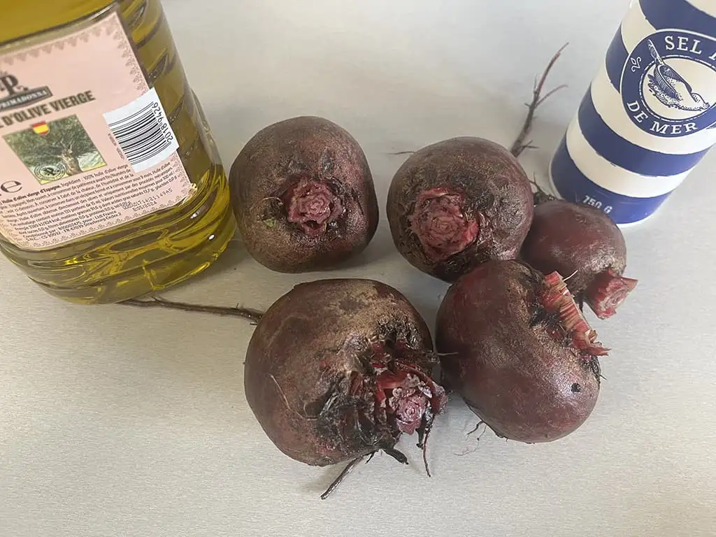 Bietenchips maken ingrediënten