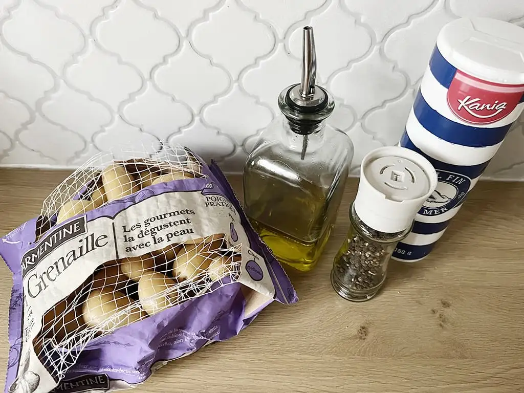Aardappelen uit de airfryer ingrediënten