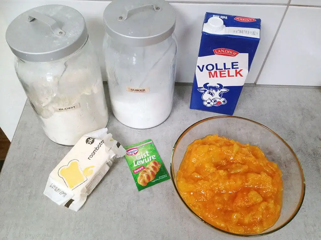 Abrikozenvlaai ingrediënten