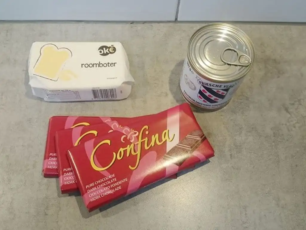 Chocolade fudge ingrediënten