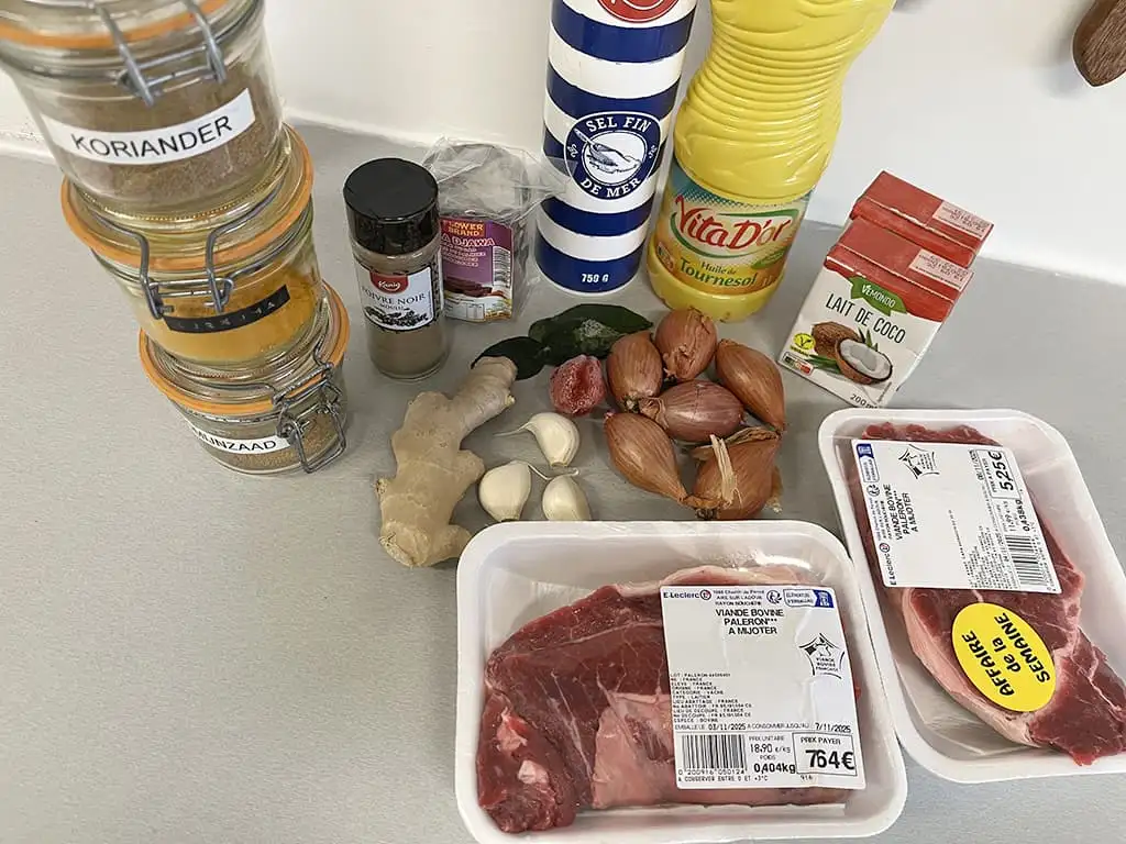 Daging bali ingrediënten