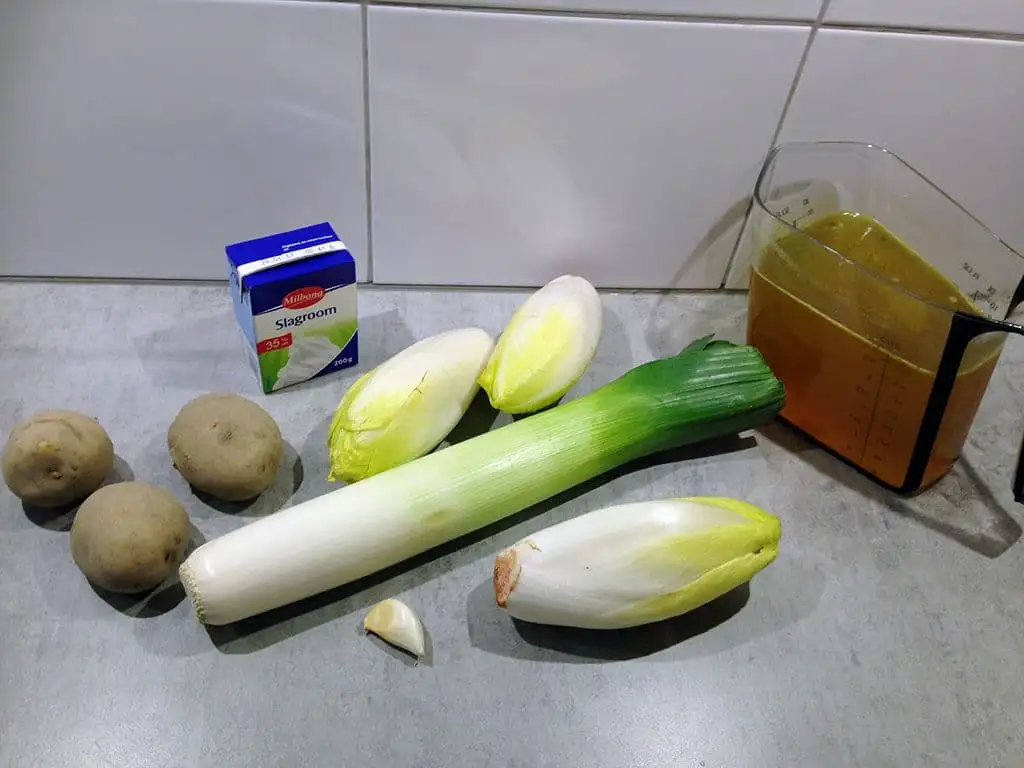 Witlofsoep ingrediënten