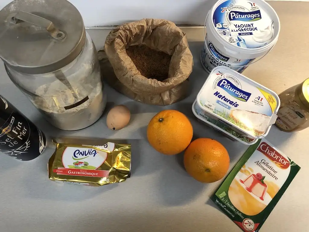Sinaasappel cheesecake ingrediënten