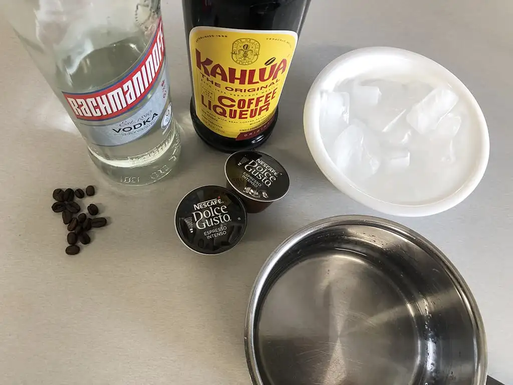 Espresso martini ingrediënten