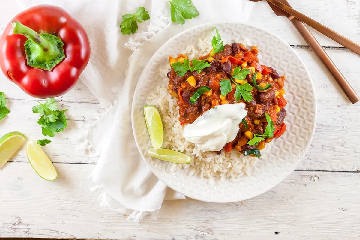 Chili sin carne (zonder vlees)