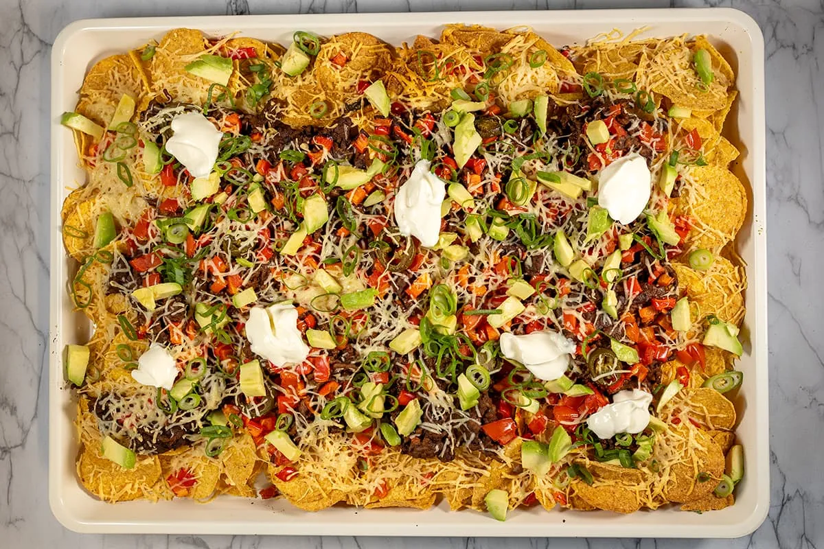 Nacho ovenschotel met gehakt