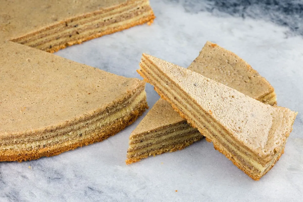Spekkoek - Indische cake met laagjes