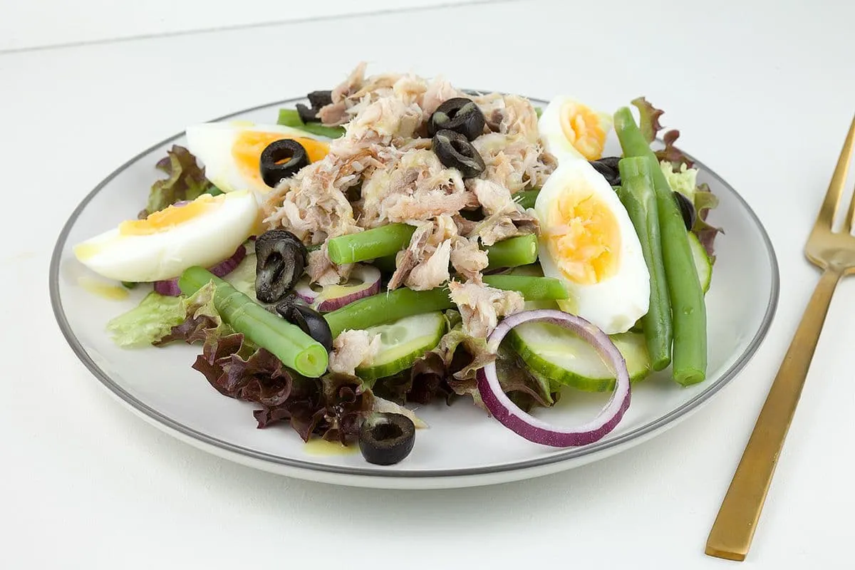 Gerookte makreelsalade