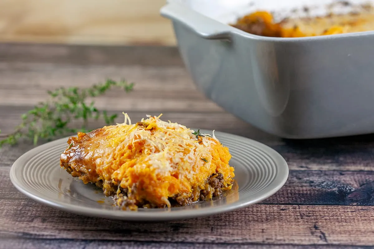 Shepherd's pie met zoete aardappel