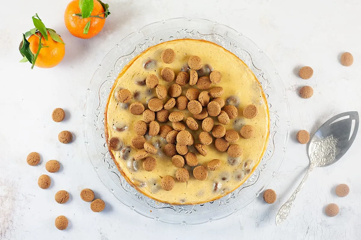 Pepernoten cheesecake