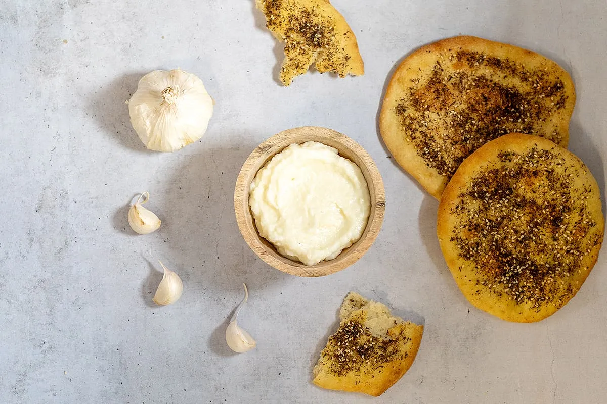 Toum: Libanese knoflooksaus - zonder mayonaise