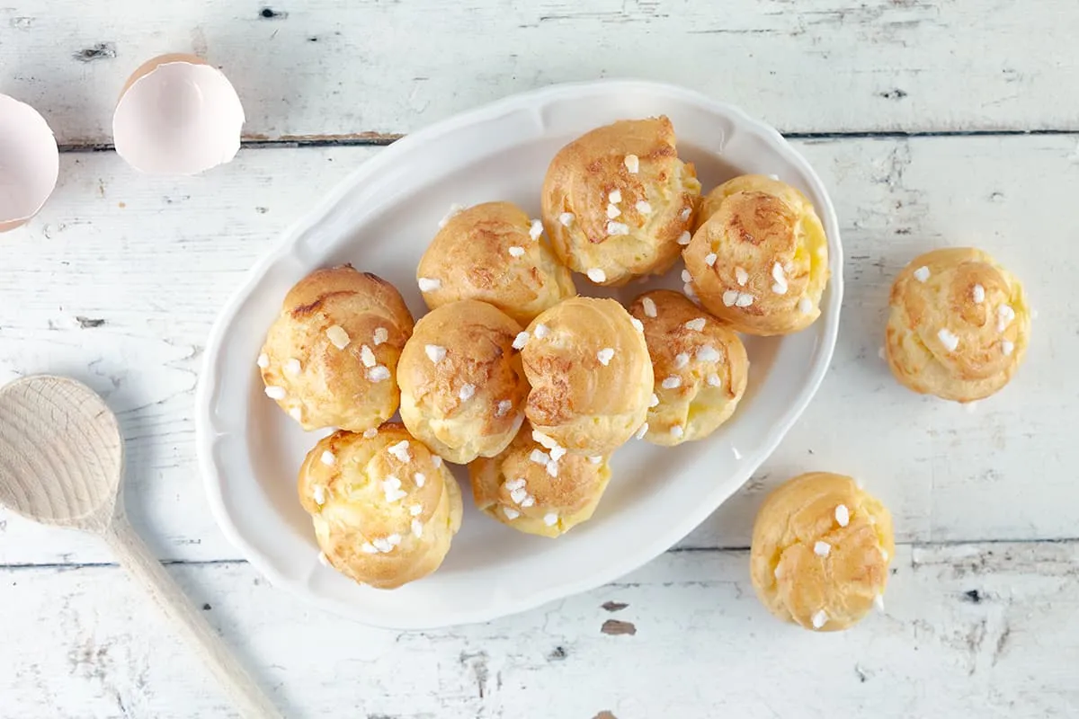 Chouquettes - Franse gesuikerde soesjes