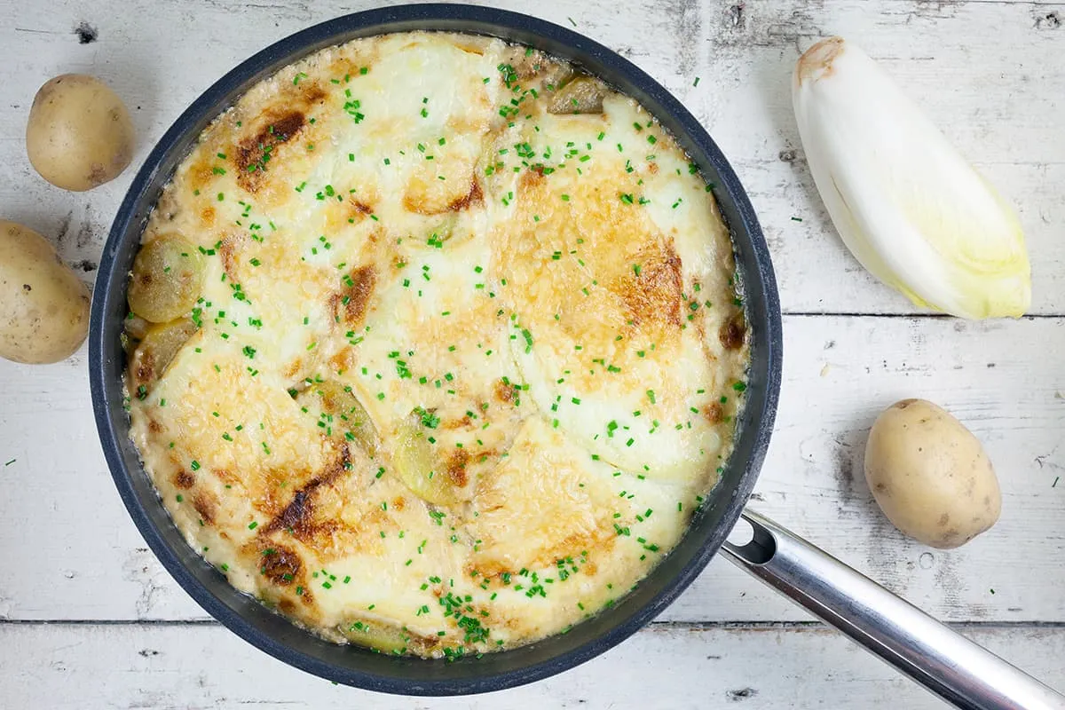 Witlof tartiflette - lekkere twist op de Franse klassieker