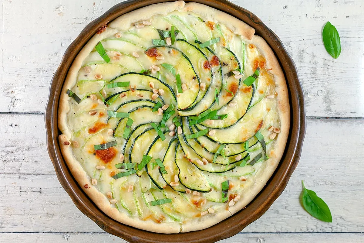 Courgette quiche (vegetarisch doordeweeks recept)