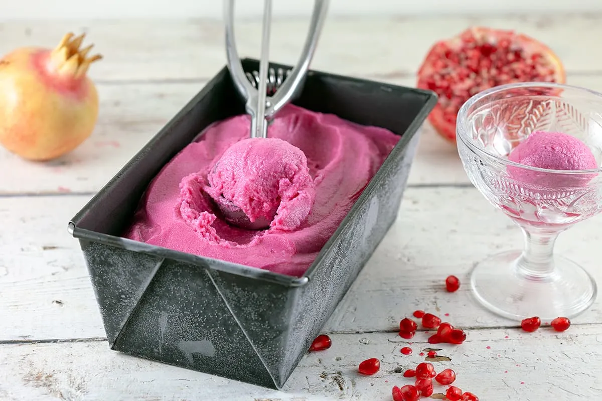 Granaatappel citrus sorbet