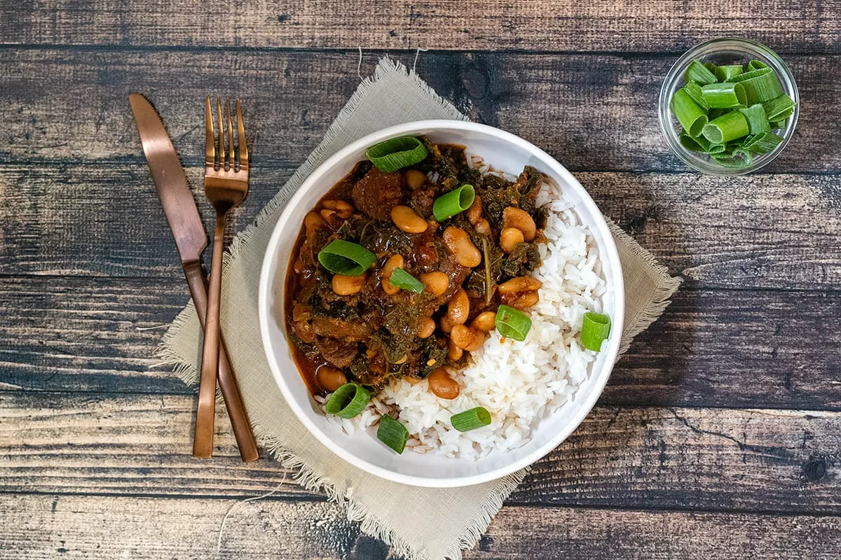 Stoofpotje van rundvlees en doenjang