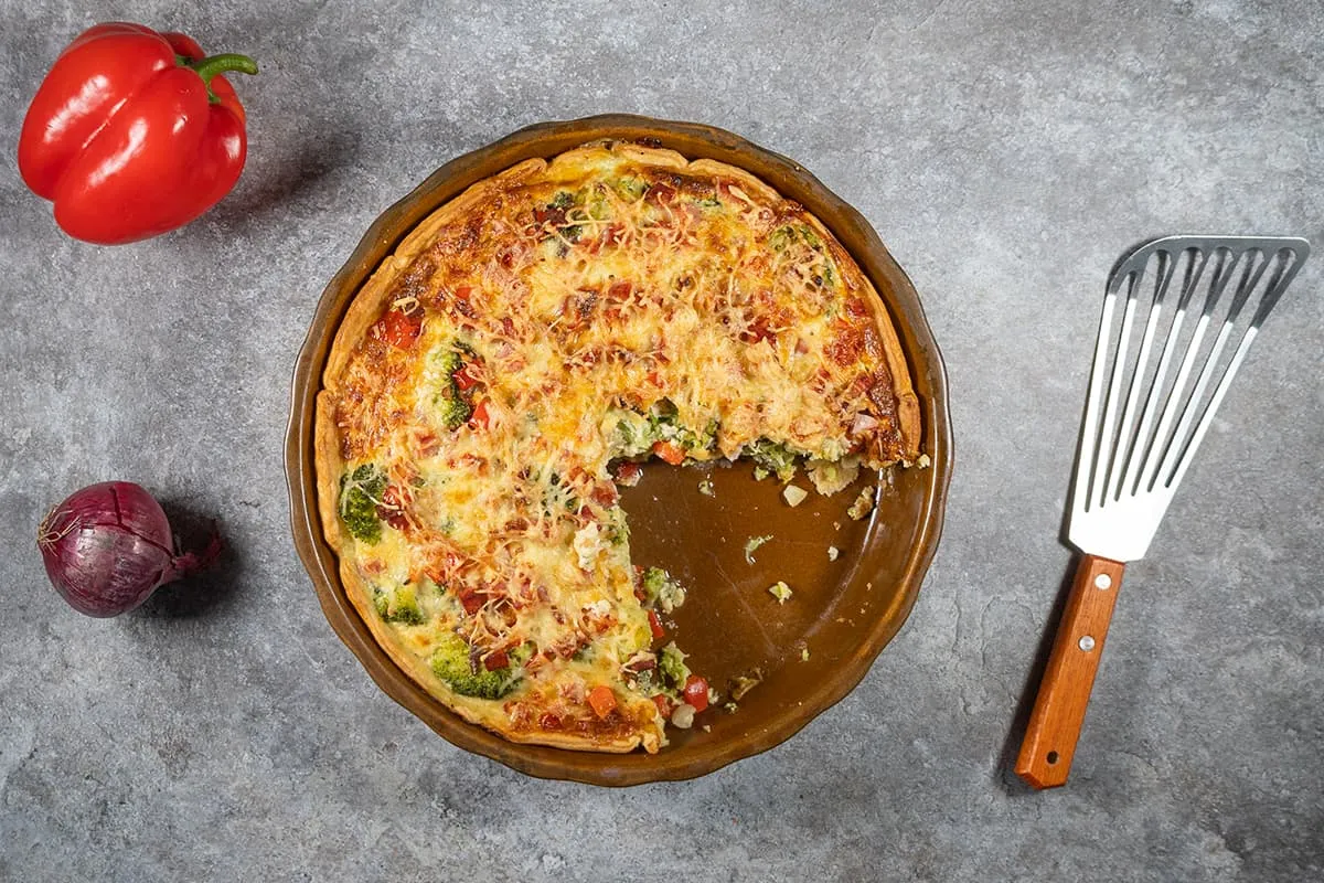 Broccoli quiche