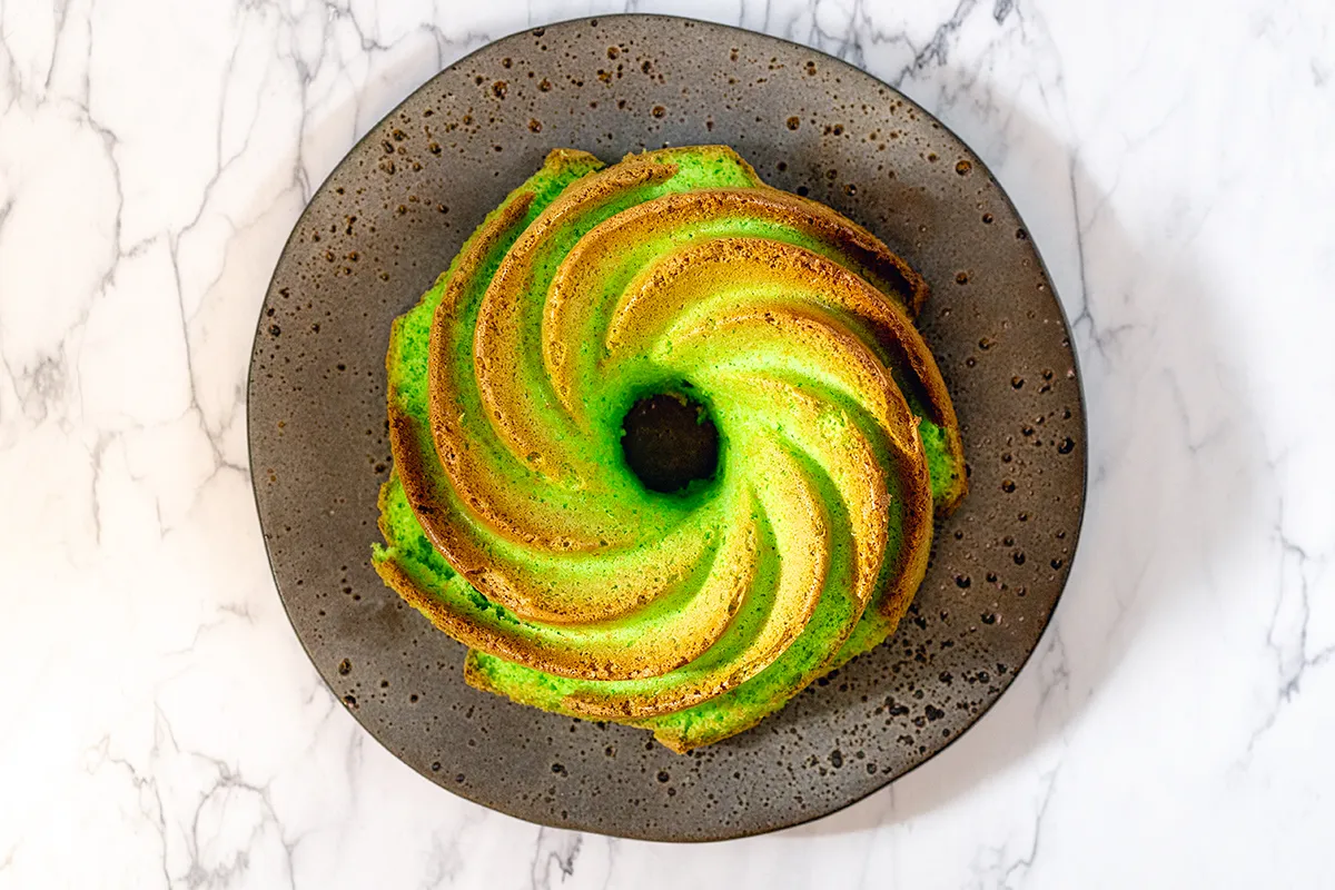 Pandan cake - de luchtigste groene pandan cake