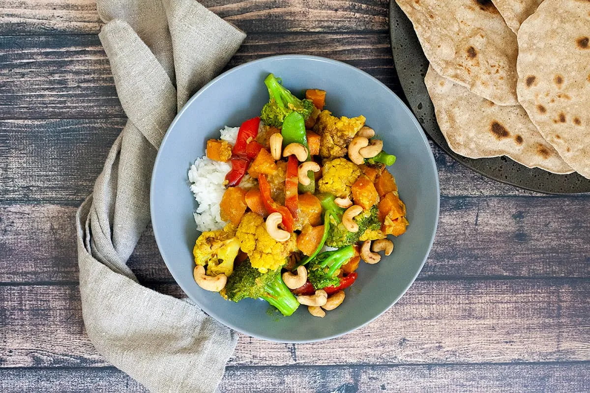 Groenten curry