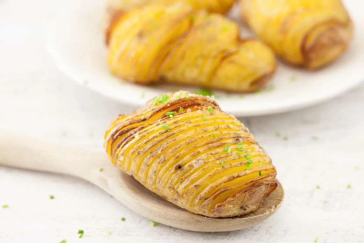Hasselback aardappelen