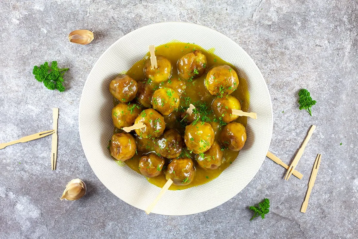 Albóndigas de choco (Spaanse inktvisballetjes)