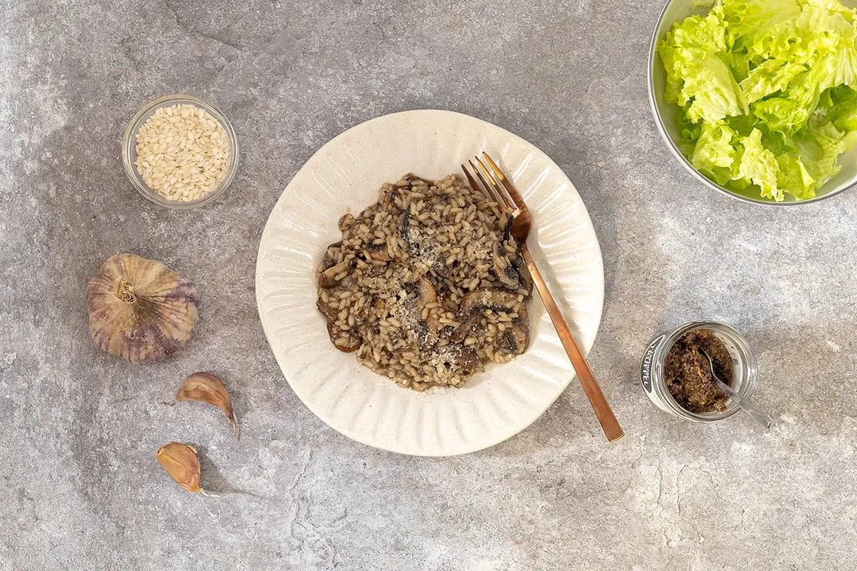 Risotto met champignons en truffel - romig en vol van smaak
