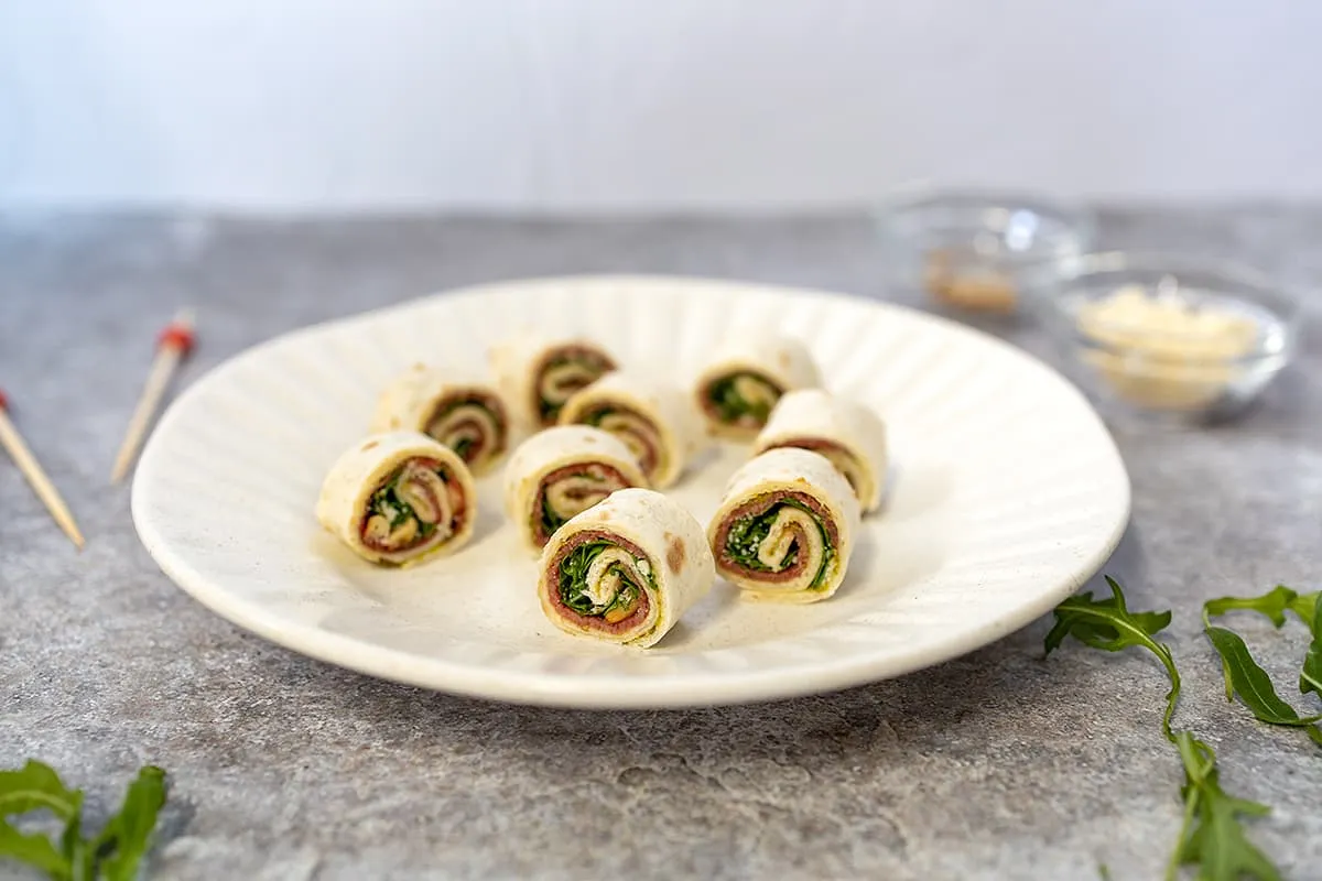 Carpaccio wraps - heerlijke wrap rolletjes