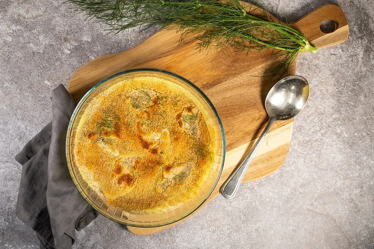 Venkelpuree uit de oven