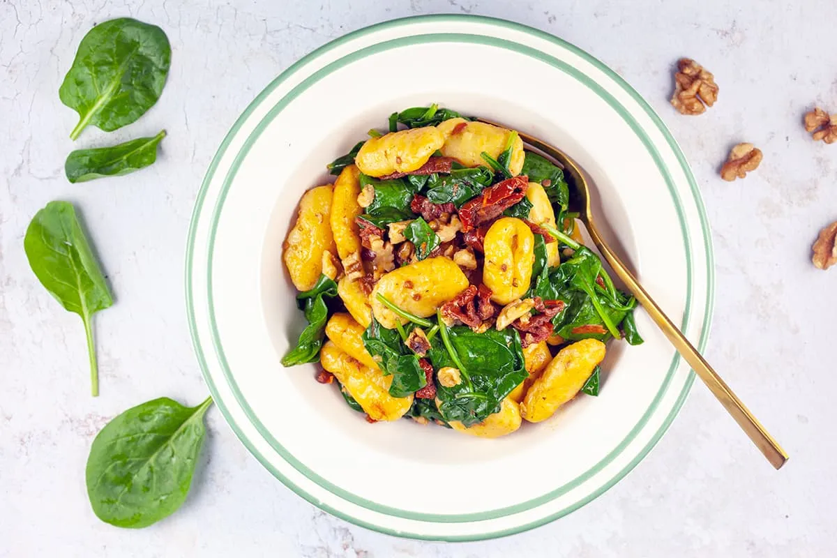 Gnocchi met spinazie