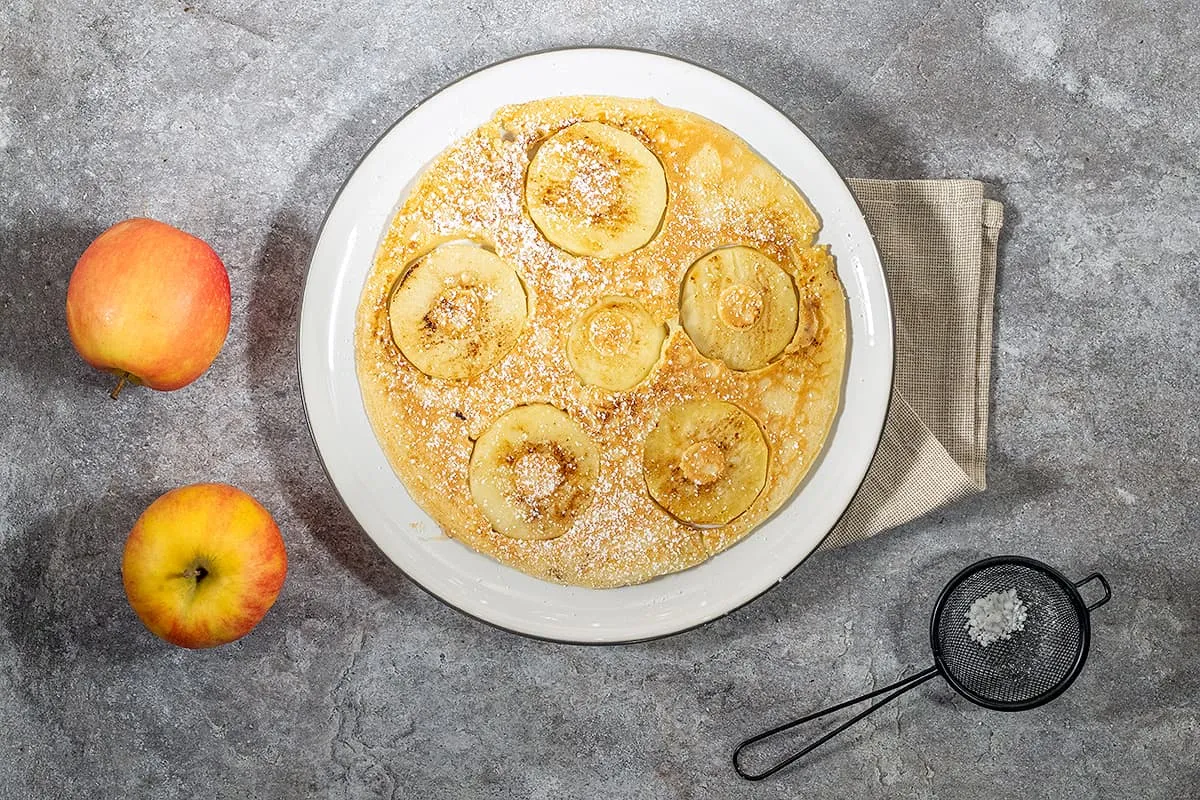 Pannenkoeken met appel - herfstige pannenkoek!