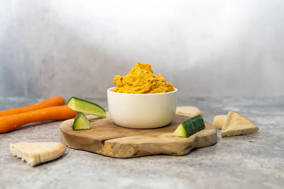 Wortel hummus - zelfgemaakt het lekkerste