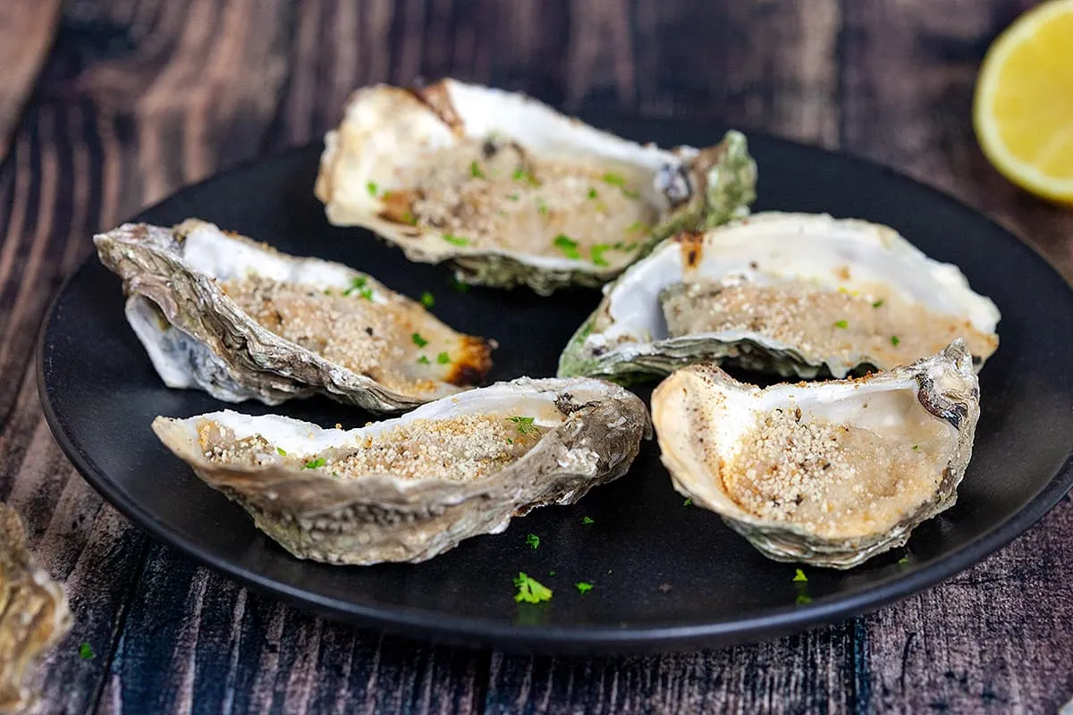 Gegratineerde oesters