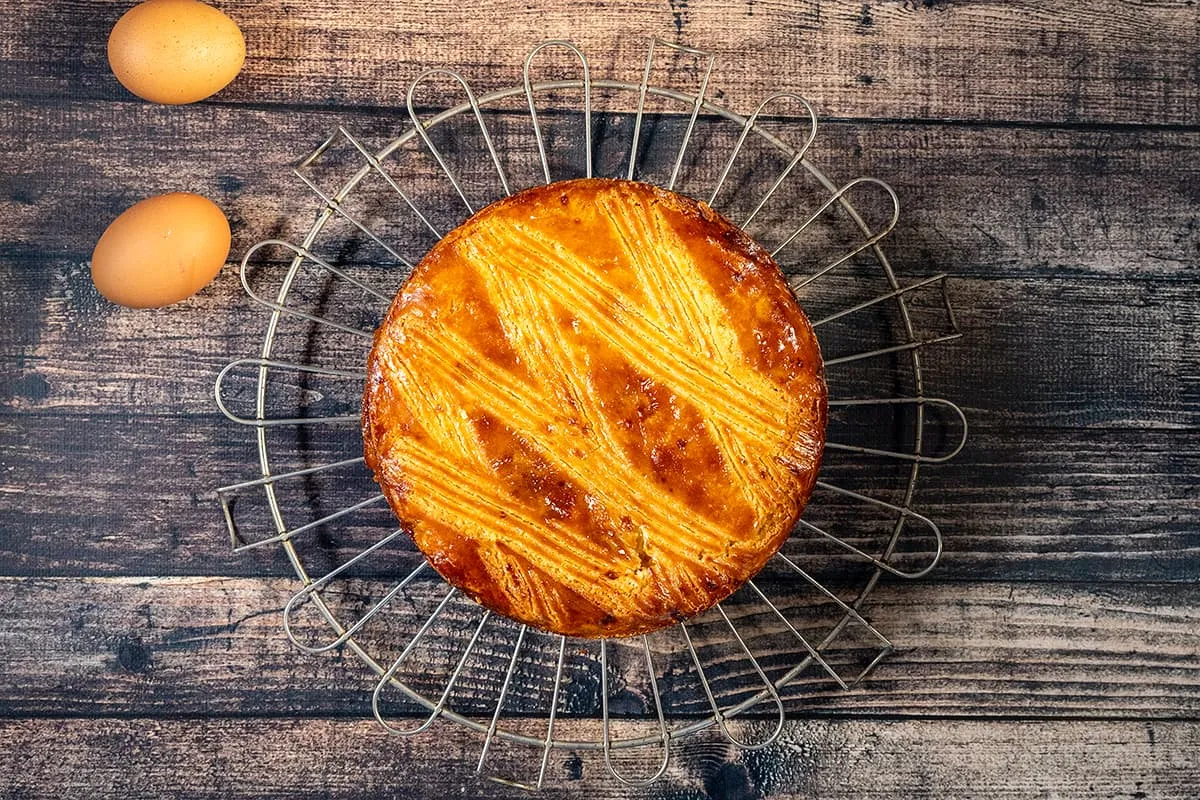 Gâteau Breton - Bretonse taart met abrikozenjam