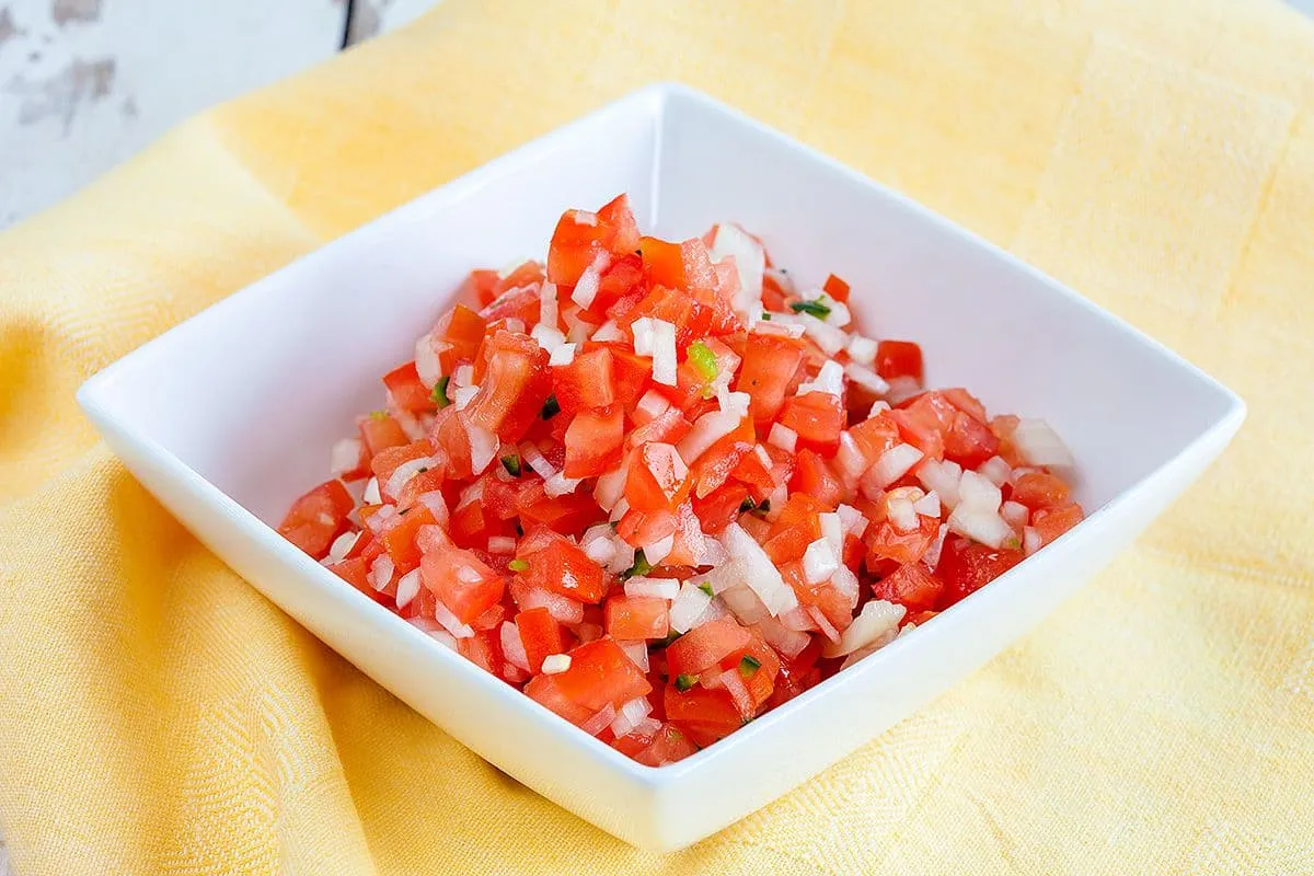 Mexicaanse pico de gallo