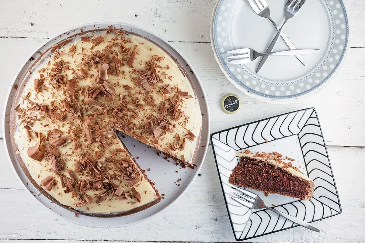 Chocoladetaart met Guinness - vol en romig van smaak