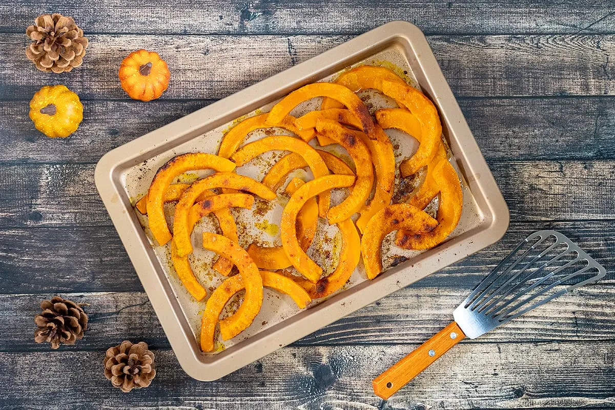 Pompoen uit de oven