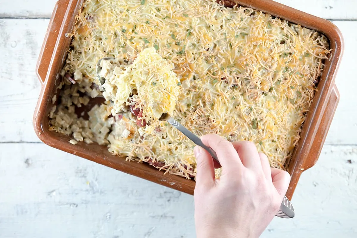 Pasta ovenschotel met chorizo