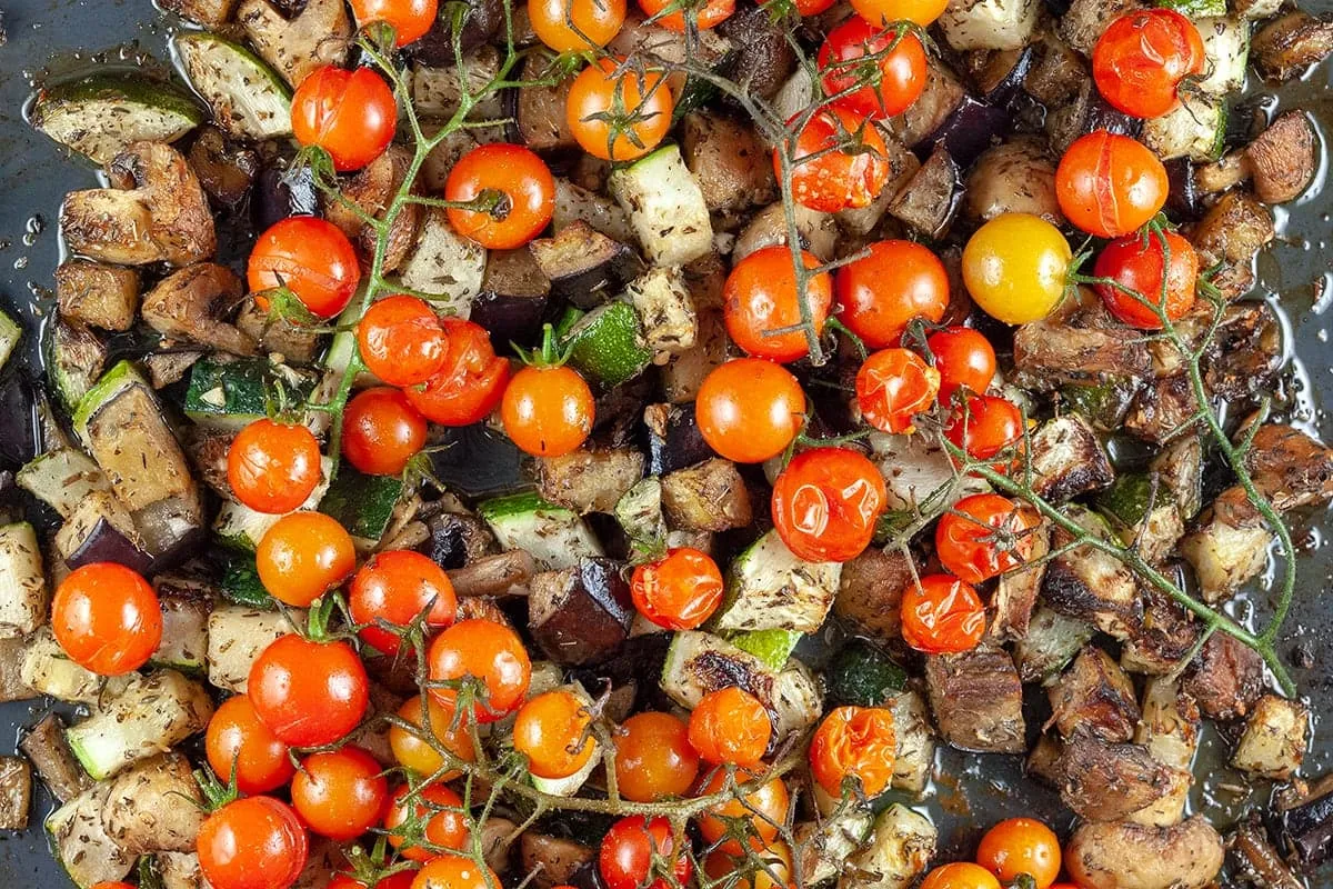 Italiaanse groenten uit de oven