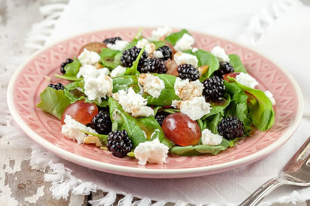 Wilde bramensalade