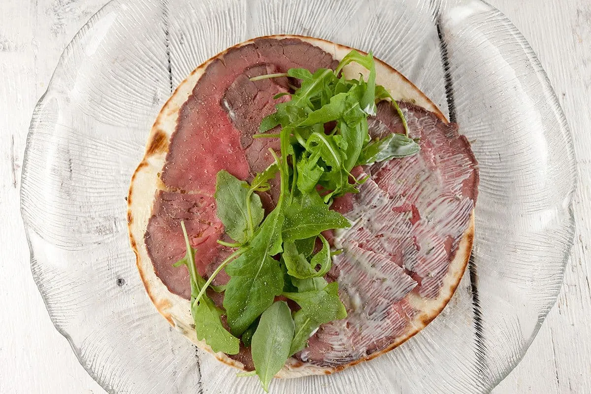 Rosbief wraps met maar 5 ingrediënten