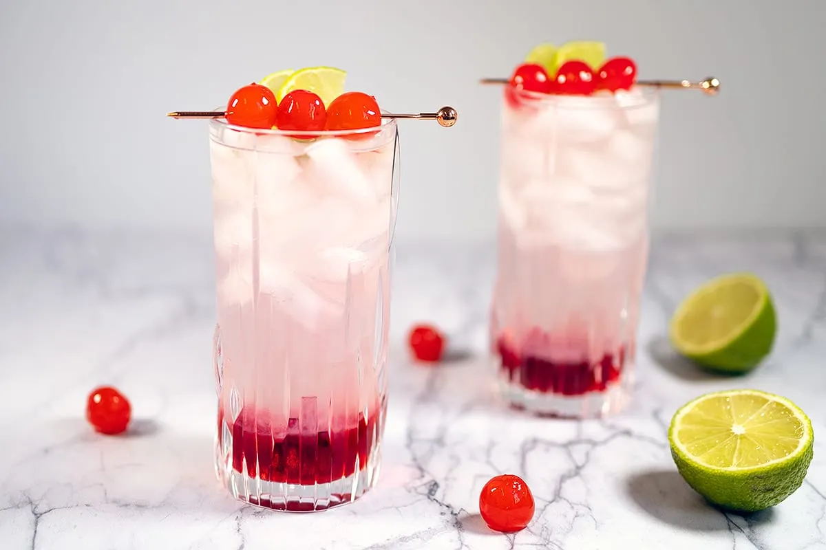 Dirty Shirley cocktail