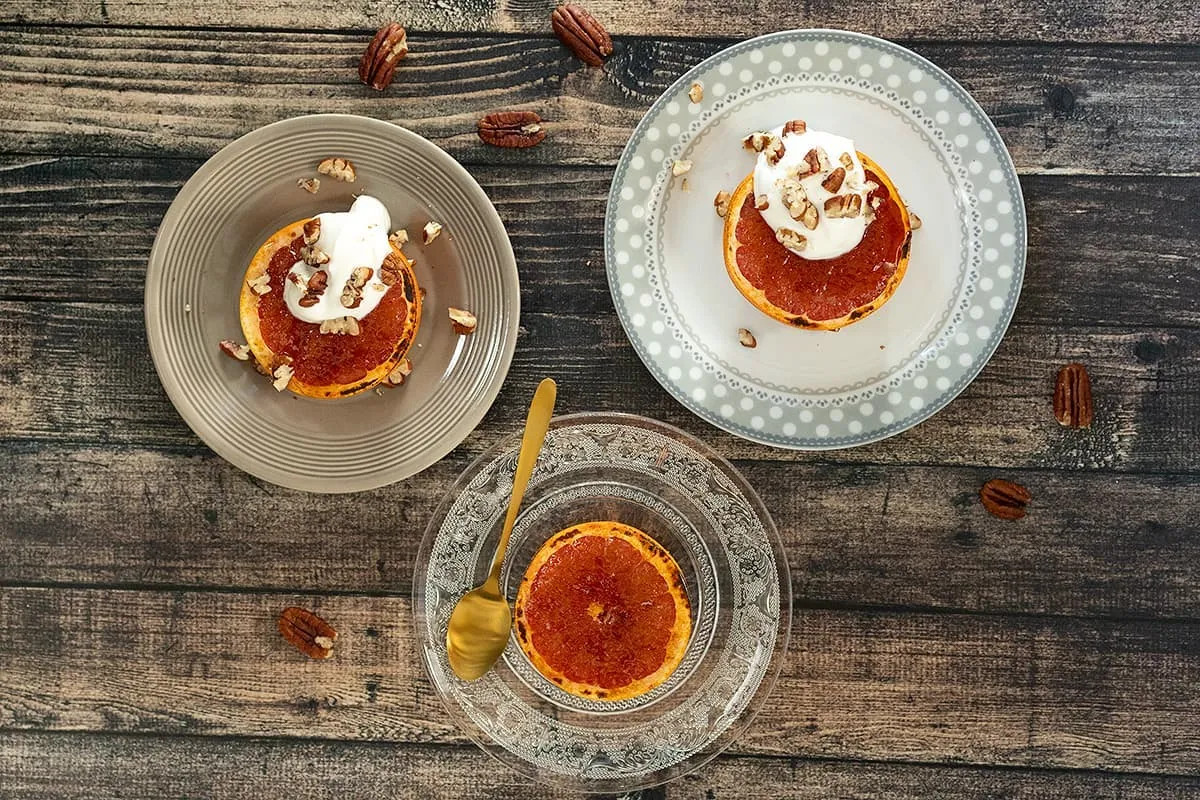 Grapefruit brûlée - licht bitter met een krokant suikerlaagje