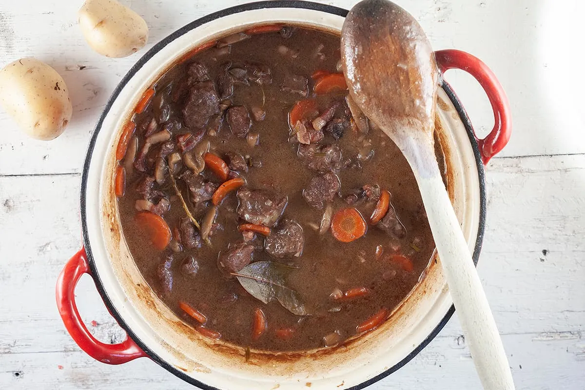 Boeuf bourguignon - klassiek Frans recept
