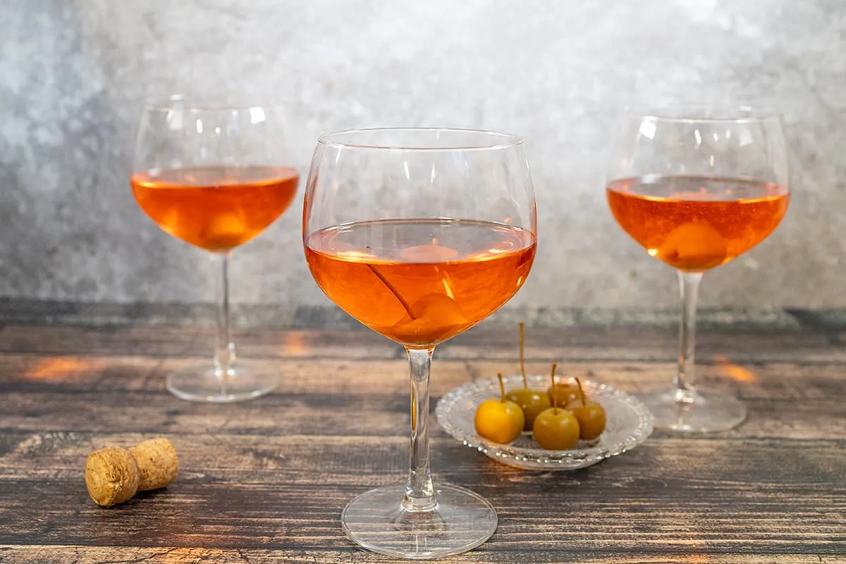 Aperol Spritz met appel cider - makkelijk en zó lekker!